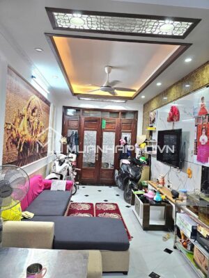 NHÀ 5 TẦNG ĐẦY ĐỦ NỘI THẤT – CÁCH PHỐ 100M – AN NINH, YÊ TĨNH