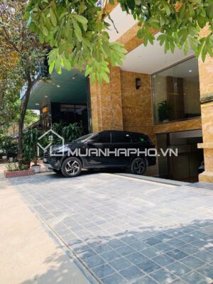 TOÀ VĂN PHÒNG 8 TẦNG 1 HẦM – ĐƯỜNG RỘNG – VIEW VƯỜN HOA